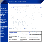Tablet Screenshot of executiveprogrammanagement.com